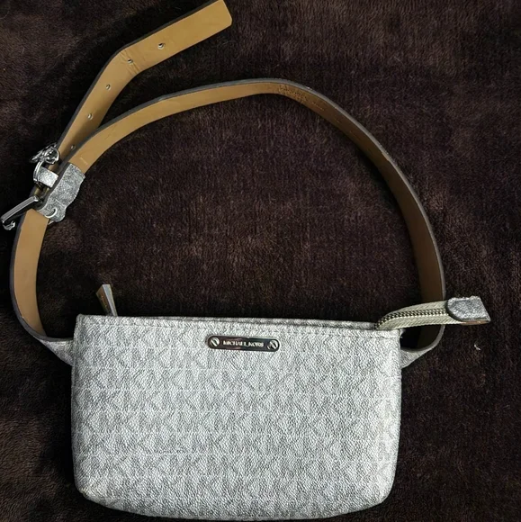 Michael Kors | Bags | Michael Kors Belt Purse Sm Silver  display picture 1